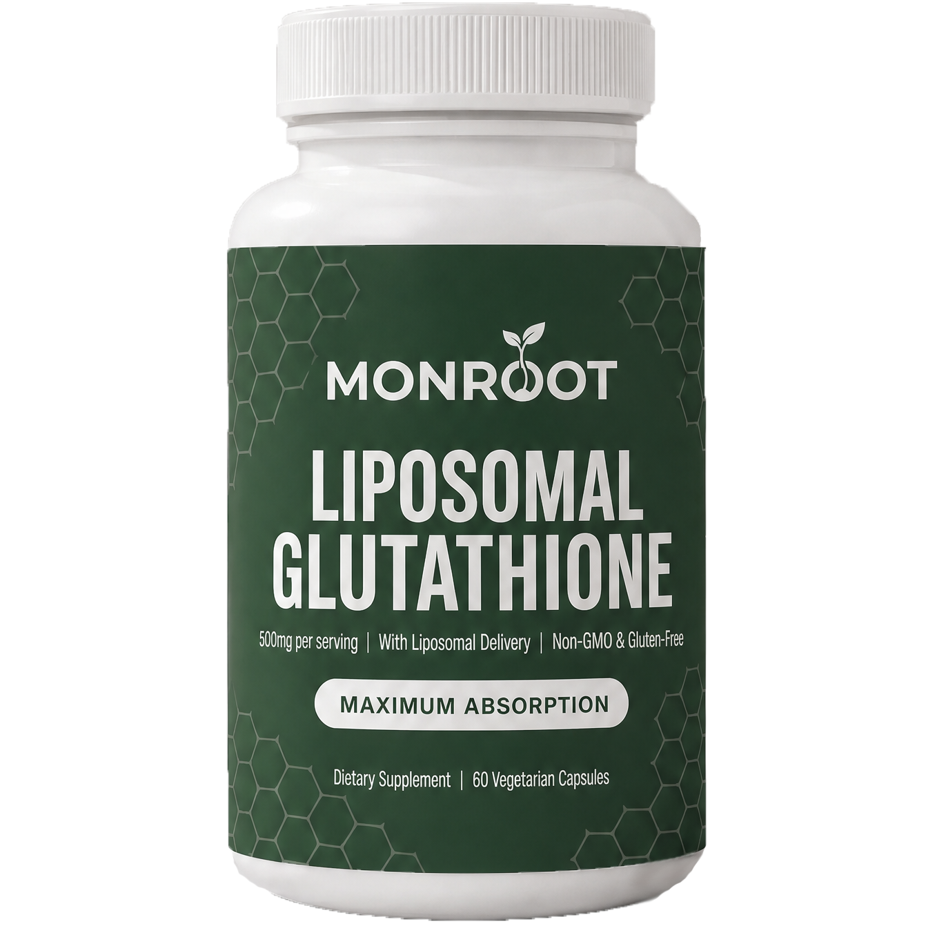 Monroot Liposomal Glutathione bottle