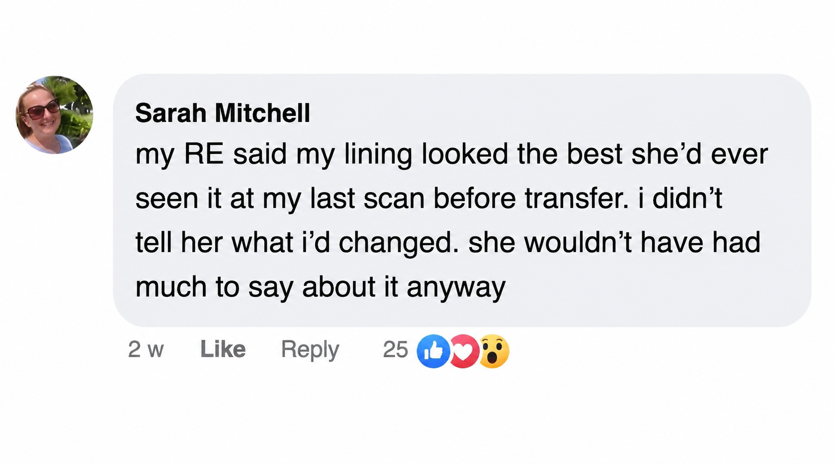 Facebook comment 1